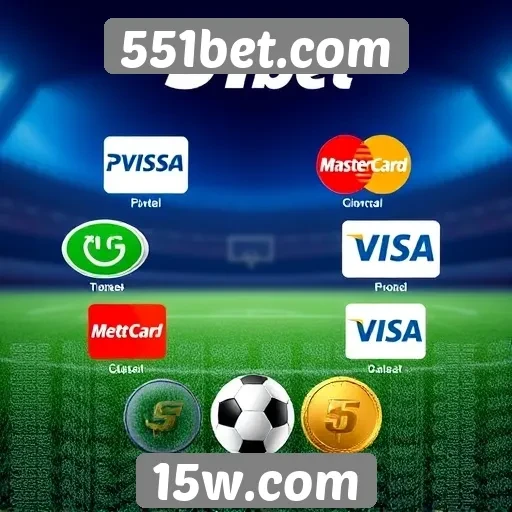 Métodos de pagamento disponíveis na 551bet.com